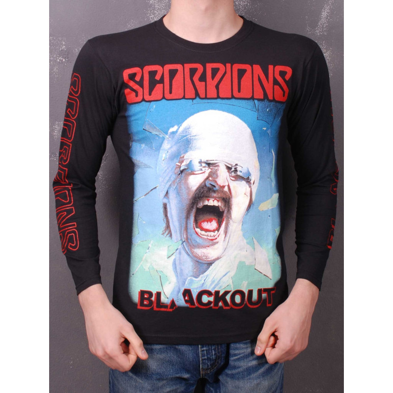 Лонгслів Scorpions - Blackout (FOTL) чорний