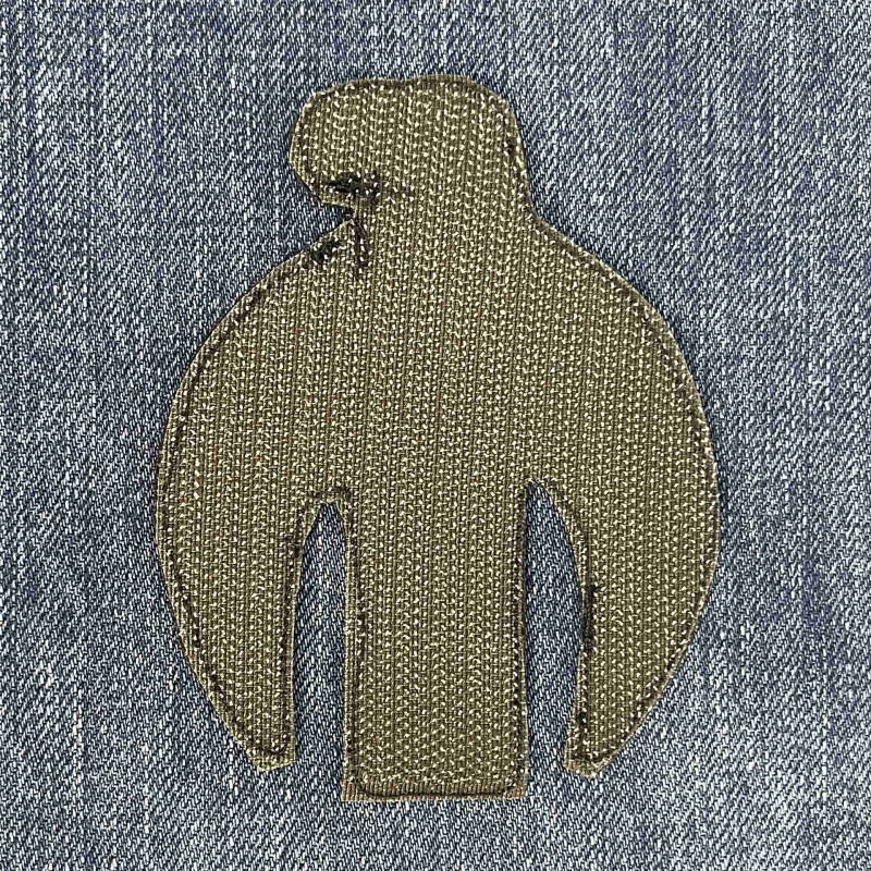 Нашивка Scythian Symbol 5 біла вишита на липучці