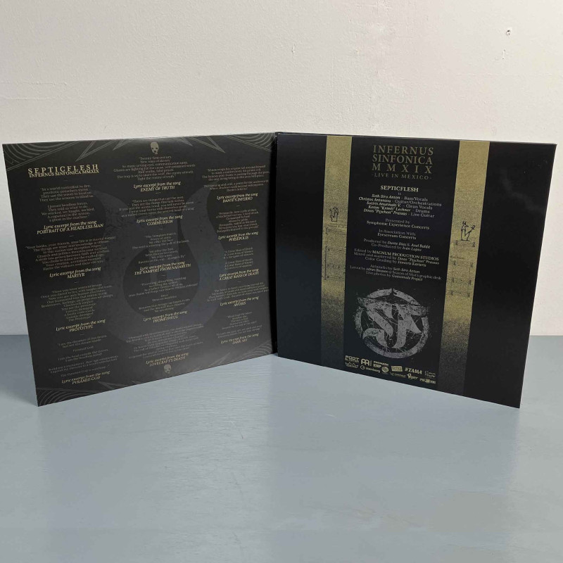 Septic Flesh - Infernus Sinfonica MMXIX 3LP + DVD (Trigatefold Black Vinyl)
