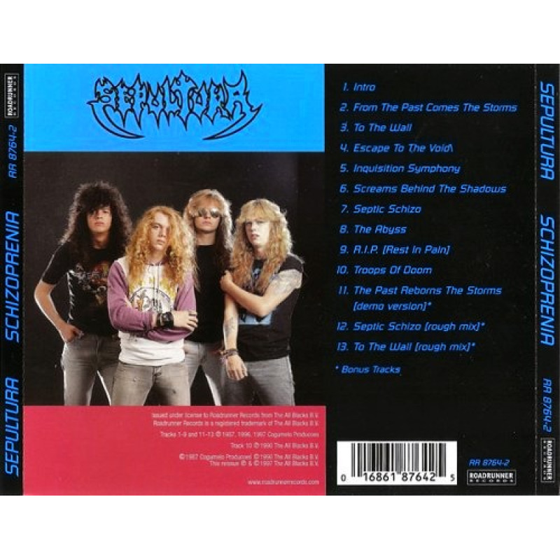 Sepultura - Schizophrenia CD