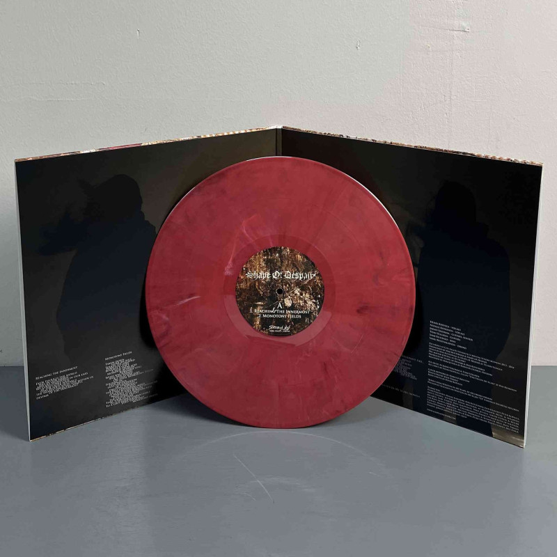 Shape Of Despair - Monotony Fields 2LP (Gatefold Red, White And Black Marbled Vinyl)