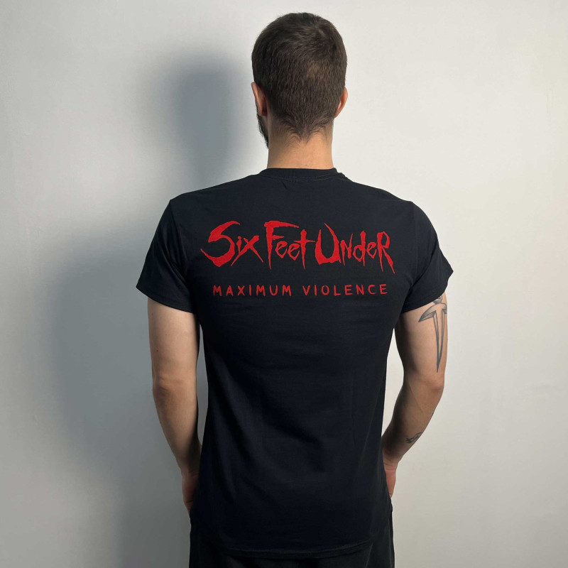 Футболка Six Feet Under - Maximum Violence (Gildan) чорна