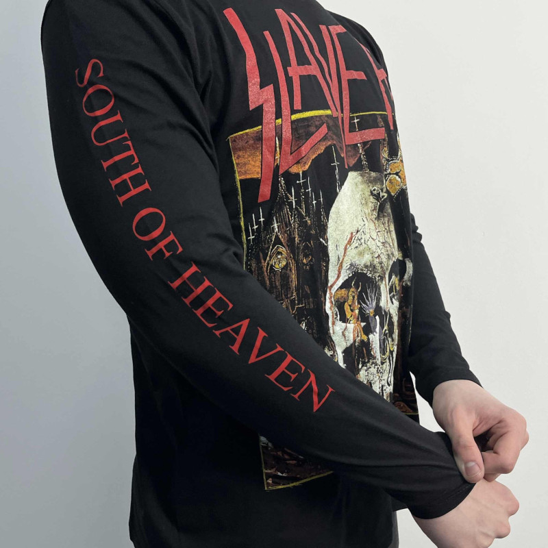 Лонгслів Slayer - South Of Heaven (B&C) чорний