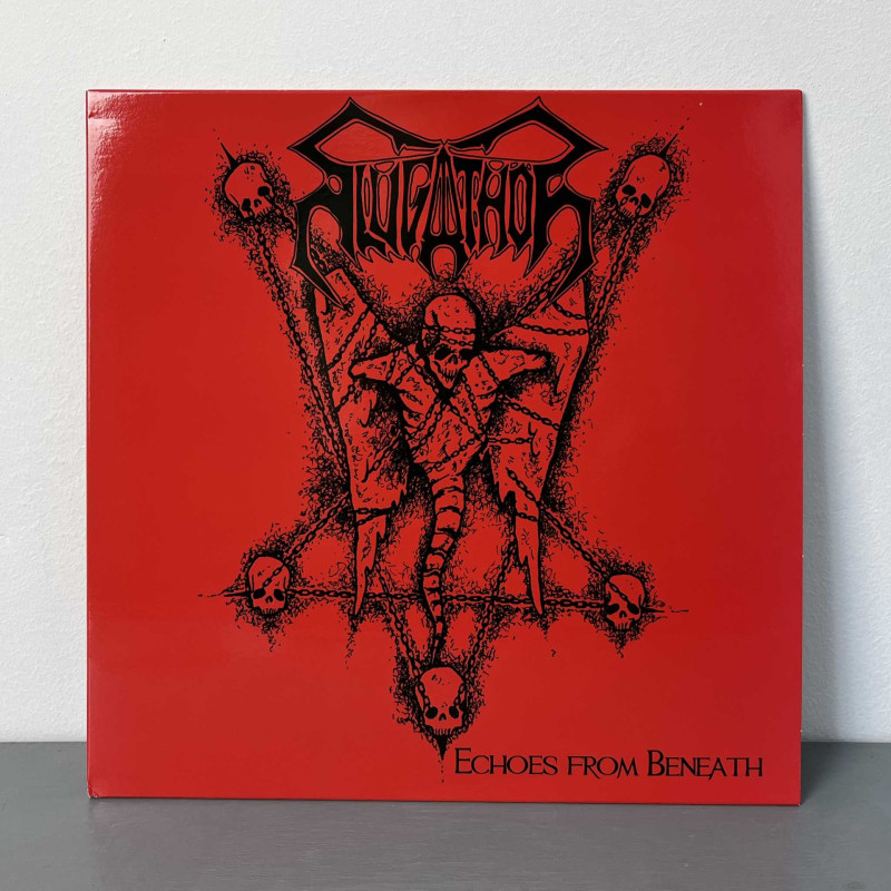 Slugathor - Echoes From Beneath LP (Red With Black Splatter Vinyl)
