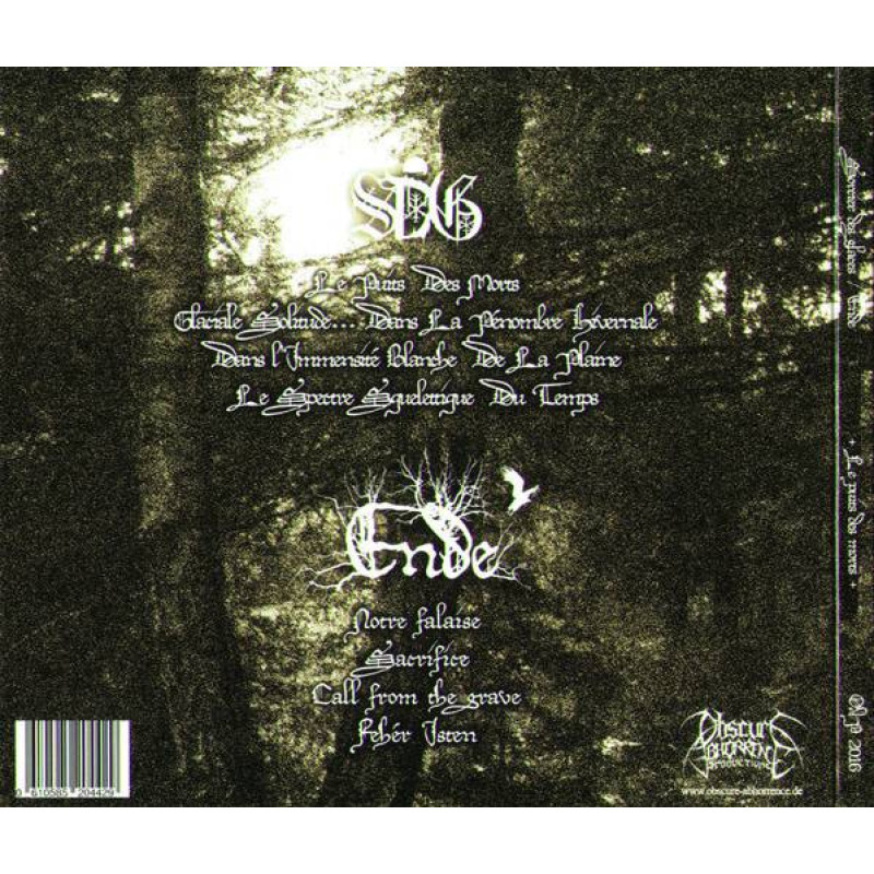 Sorcier Des Glaces / Ende - Le Puits Des Morts CD Digi