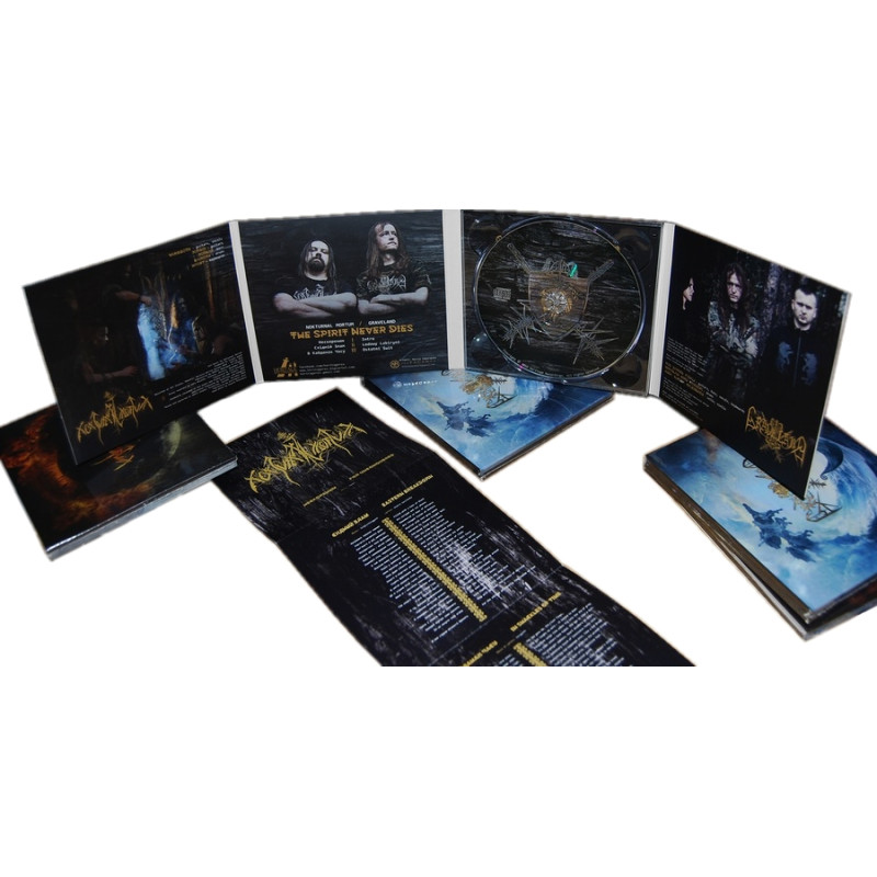 Nokturnal Mortum / Graveland - The Spirit Never Dies CD Digi