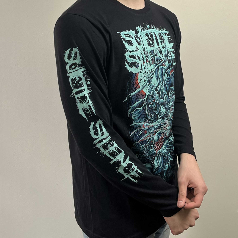 Лонгслів Suicide Silence - Grim Reaper (B&C) чорний