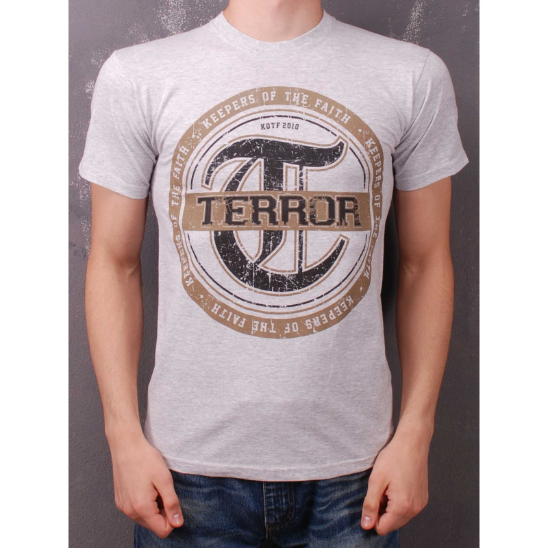 Футболка Terror - Keepers Of The Faith світло-сіра меланжева
