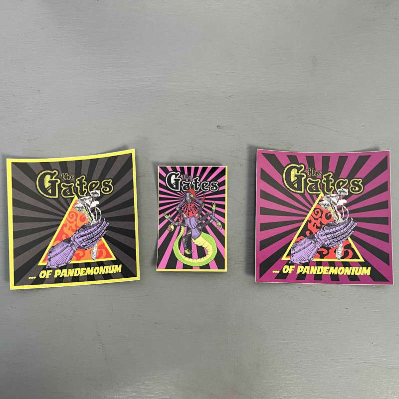 The Gates - ...Of Pandemonium LP (Violet / Yellow Swirl Vinyl)