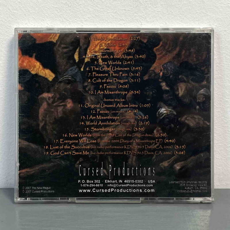 The New Plague - Shackled And Enslaved CD