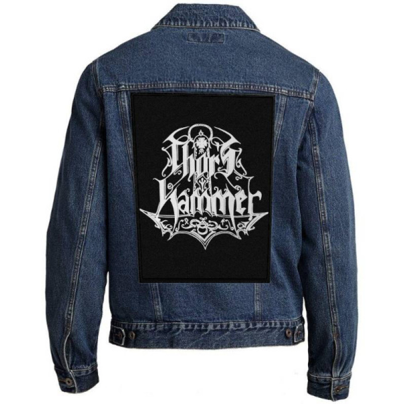 Нашивка Thor's Hammer Logo White на спину
