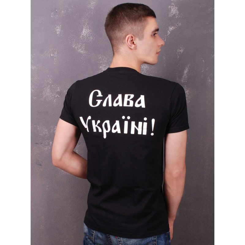 Футболка Тризуб чорна