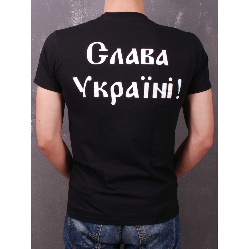 Футболка Тризуб чорна