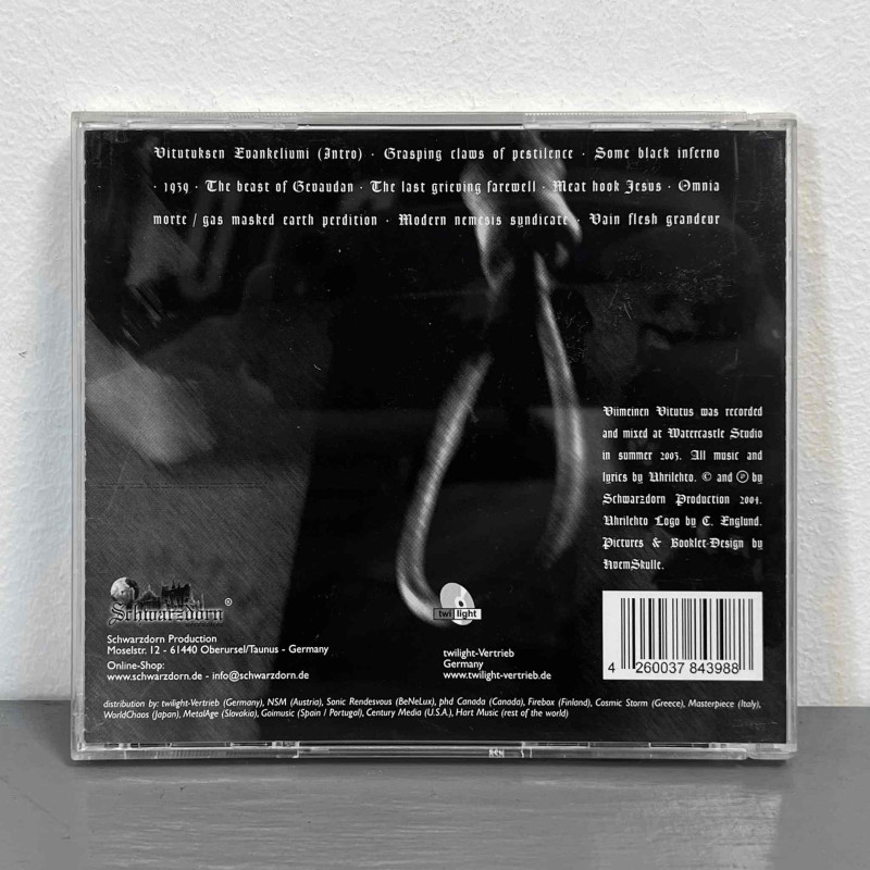 Uhrilehto - Viimeinen Vitutus CD
