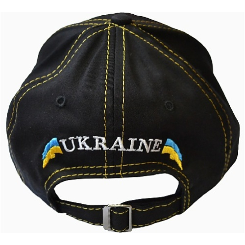 Бейсболка Україна Великий Герб чорна
