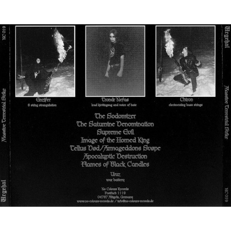 Urgehal - Massive Terrestrial Strike CD