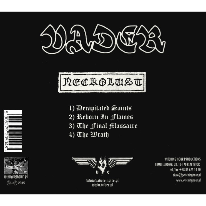 Vader - Necrolust CD Digi