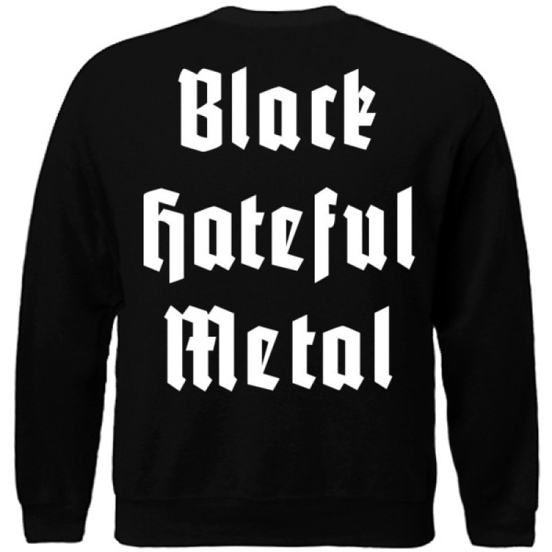 Світшот Veles - Black Hateful Metal