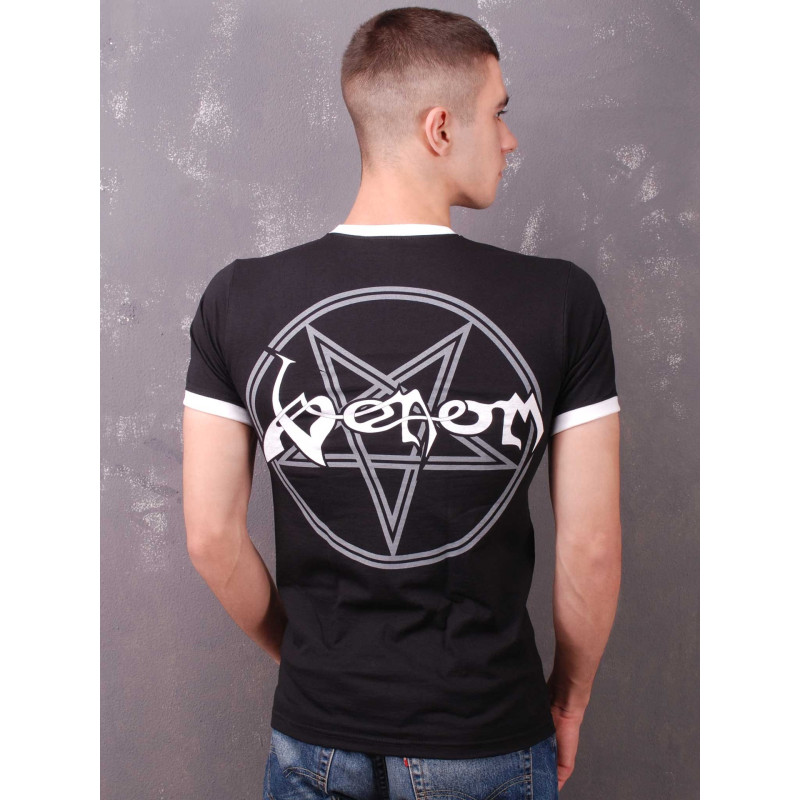 Футболка Venom - Black Metal Ringer чорна
