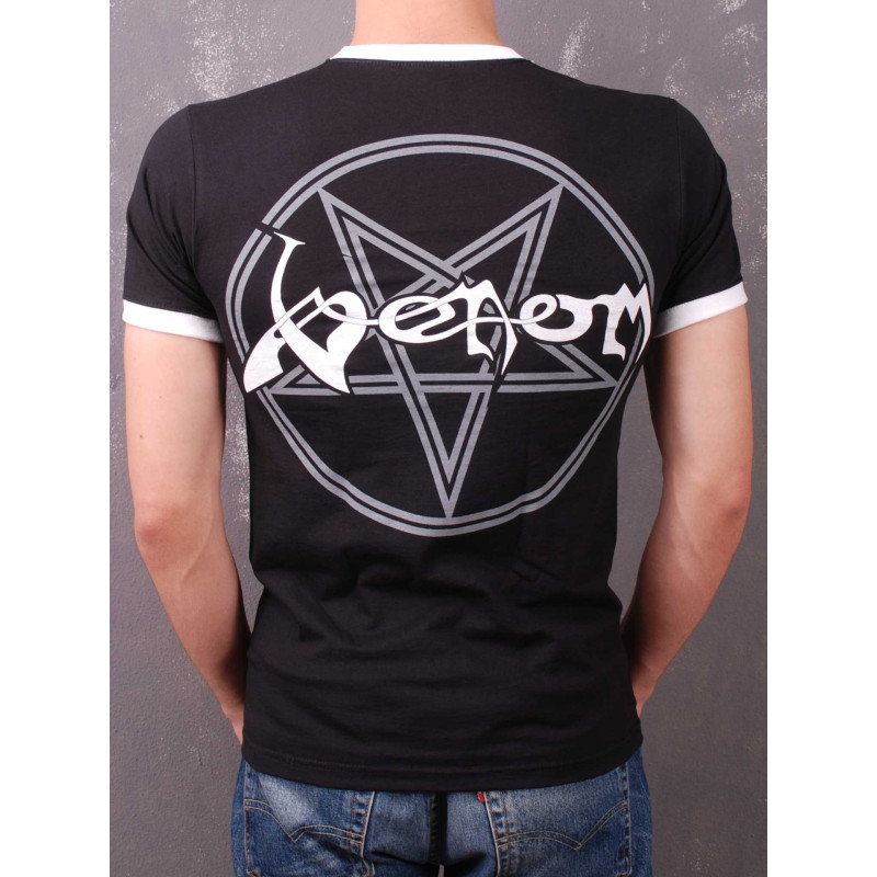 Футболка Venom - Black Metal Ringer чорна