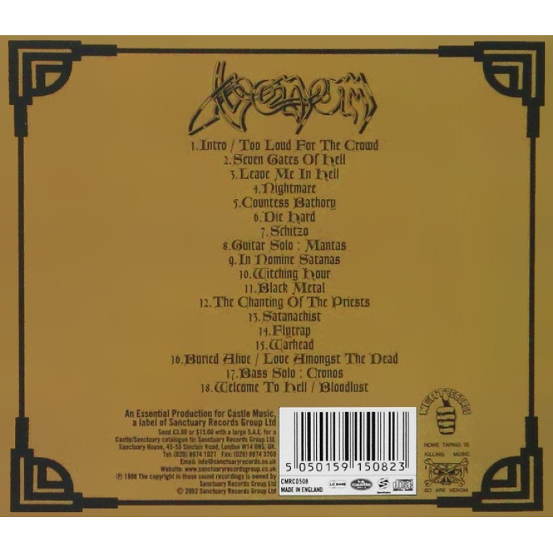 Venom - Eine Kleine Nachtmusik CD