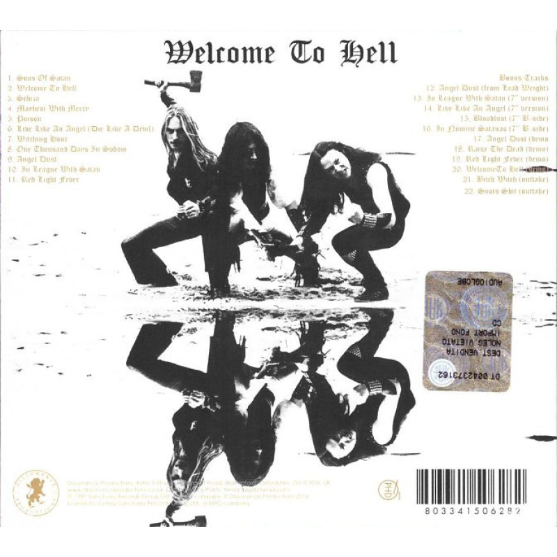 Venom - Welcome To Hell CD Digi