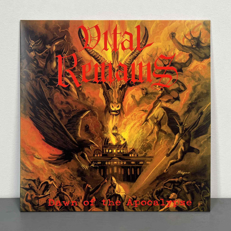 Vital Remains - Dawn Of The Apocalypse LP (Orange Crush With Black Marble Vinyl)