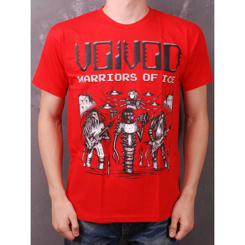 Футболка Voivod - Warriors Of The Ice червона