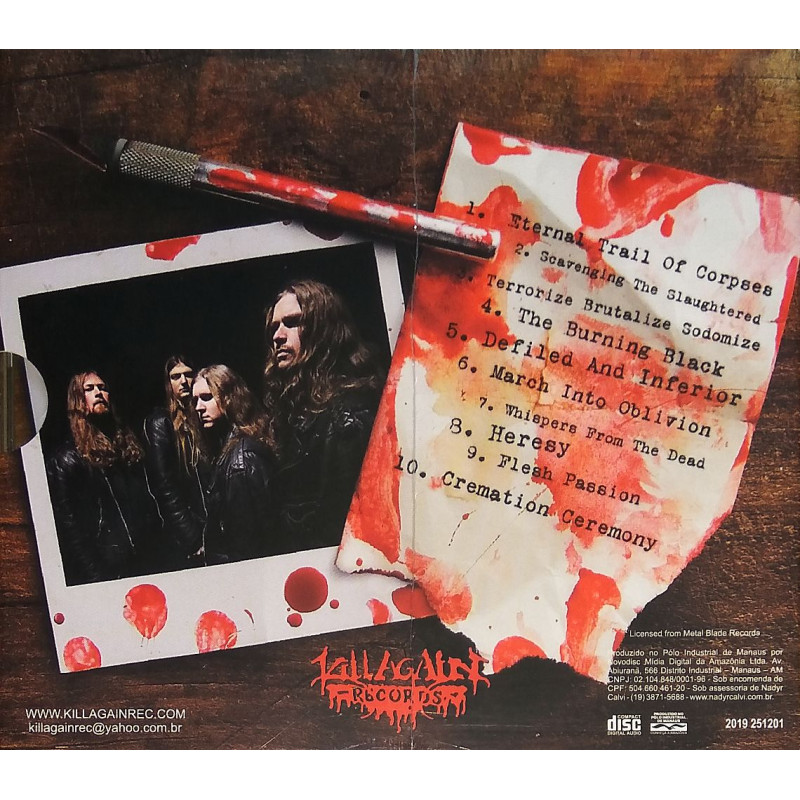Vomitory - Terrorize Brutalize Sodomize CD