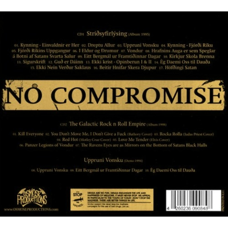 Vondur - No Compromise 2CD Digisleeve