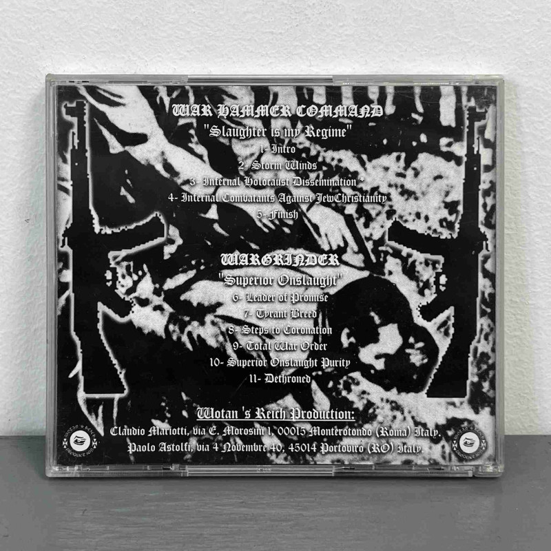 War Hammer Command / Wargrinder - Slaughter Is My Regime / Superior Onslaught CD-R