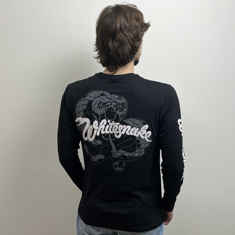 Лонгслів Whitesnake (B&C) чорний