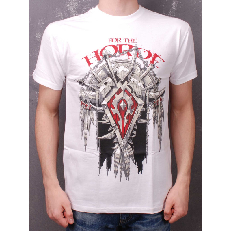 Футболка World Of Warcraft - For The Horde біла