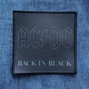 Нашивка AC/DC - Back In Black друкована