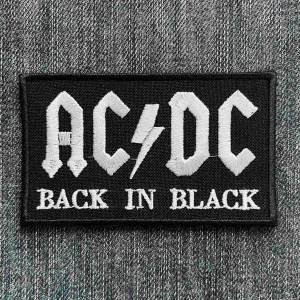 Нашивка AC/DC - Back In Black вишита