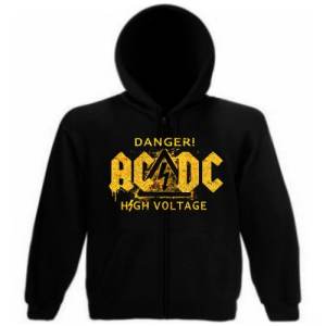 Балахон мужской с молнией AC/DC - High Voltage