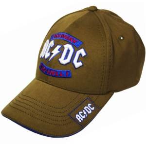 Бейсболка AC/DC - Highway To Hell 3D коричневая