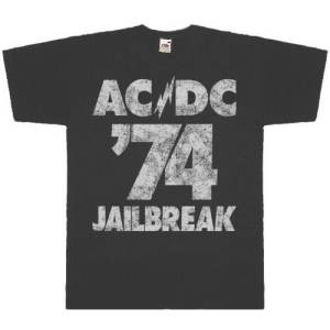 Футболка мужская AC/DC - Jailbreak серая