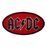 Нашивка AC/DC вышитая овал