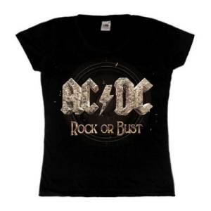 Футболка женская AC/DC - Rock Or Bust