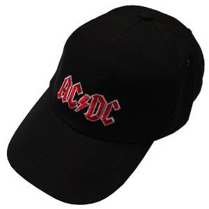 Бейсболка AC/DC лого красное