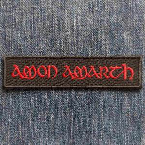 Нашивка Amon Amarth Red Logo вишита