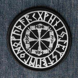 Нашивка Amon Amarth Rune Circle вишита кругла