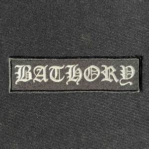 Нашивка Bathory White Logo вишита
