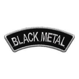 Нашивка Black Metal вишита арка