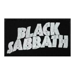 Нашивка Black Sabbath White Logo вышитая