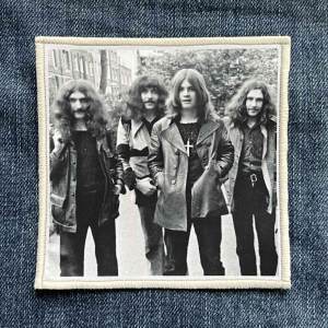 Нашивка Black Sabbath Old Photo друкована біла кайма