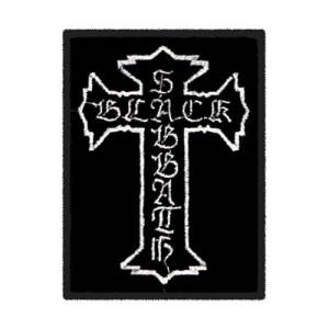 Нашивка Black Sabbath крест вишита