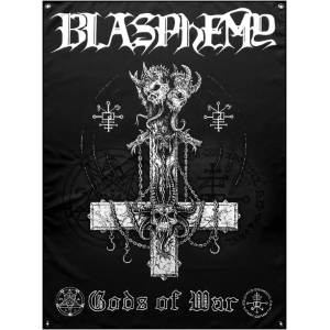 Флаг Blasphemy - Gods Of War (Cross)