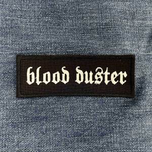 Нашивка Blood Duster White Logo вишита